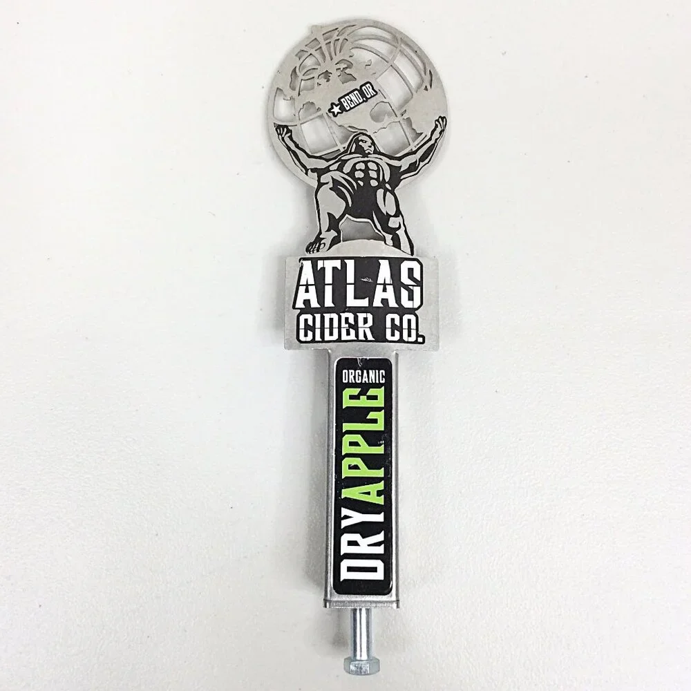 Atlas Cider Co. Tap Handle Dry Apple‎ Organic Metal Bend Oregon 11